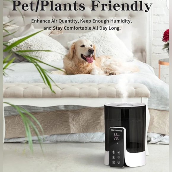 Humidifer ultrasonic Cool Mist For Home,Bedroom,Large Rooms. Intelligent,quit - Picture 6 of 6